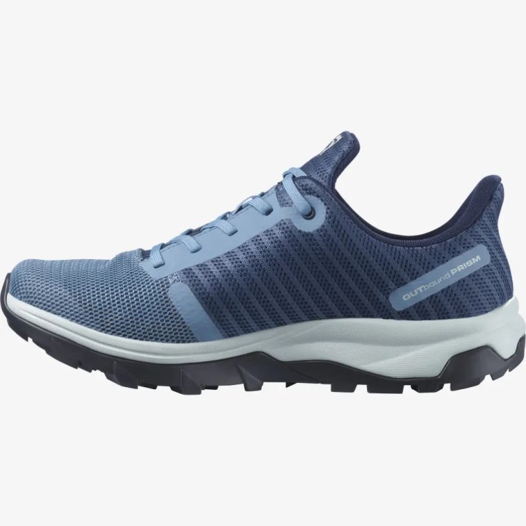 Tenis Senderismo Salomon Outbound Prism GTX Mujer Azules | MX GZMQ637